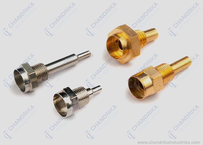 Temperature Sensor Part Casing brass temeprature sensor housing, brass temeprature sensor housing ...
